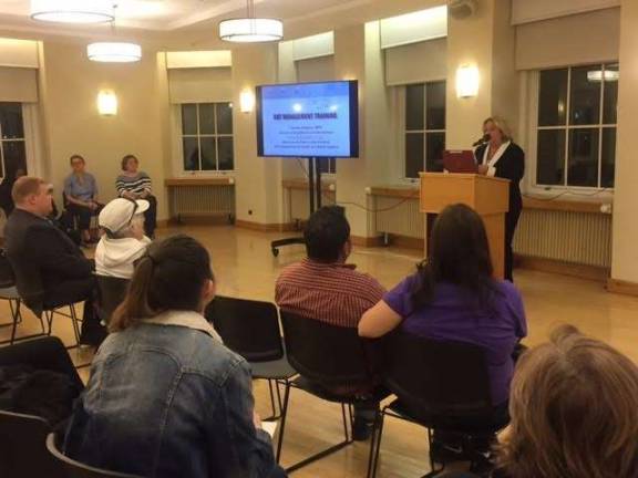 Assembly Member Rebecca Seawright hosted the &quot;Rat Academy&quot; last Thursday at the Brearley School. Photo: Katarina Matic